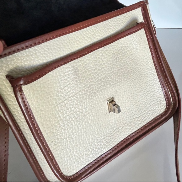 Dooney & Bourke Tan and Crème Crossbody Bag with Adjustable Strap - Picture 16 of 16